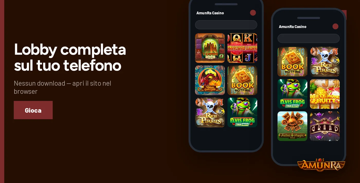 Accedi alla lobby mobile.