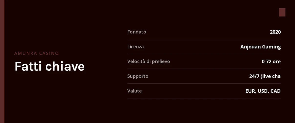 Consulta fatti chiave casino.